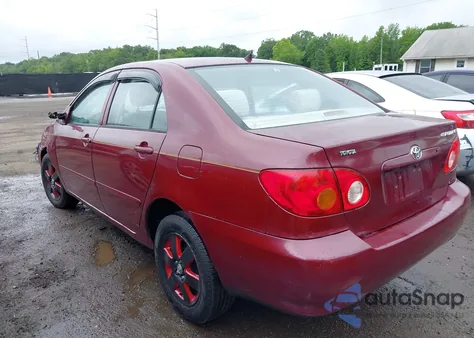 2004 Toyota Corolla Ce из США, поврежденный, VIN 1NXBR32E84Z197681